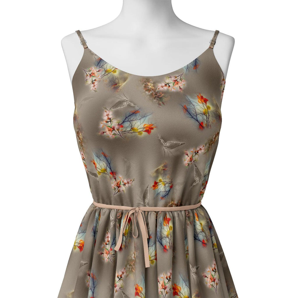 Attractive Pink Periwinkle With Autumn Buds Leaves Digital Printed Fabric - Pure Georgette – pg 0 ta09563pe 110 attractive pink periwinkle with autumn buds leaves digital printed fabric pure georgette 2