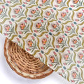 Green Leaves With Flower Digital Printed Fabric – pg 0 ta0957 110 green leaves with flower digital printed fabric 2