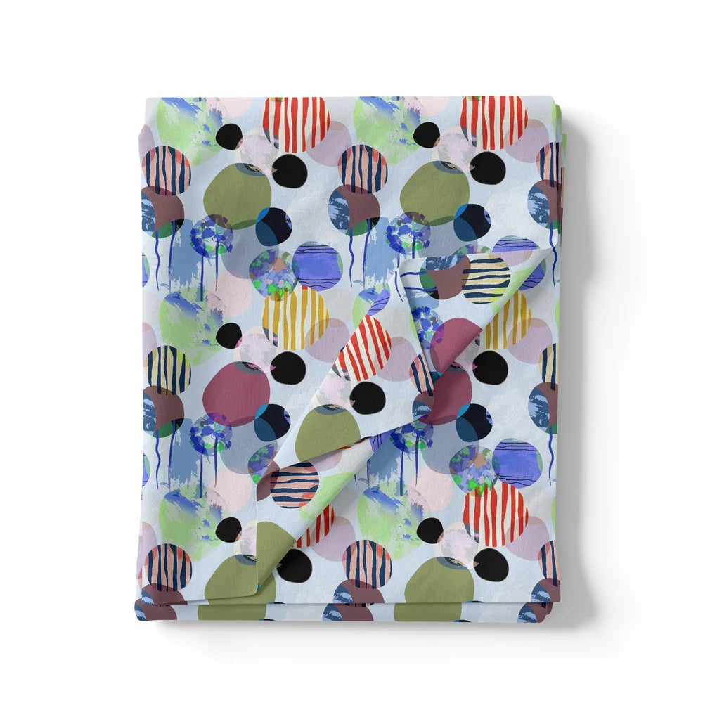 Morden Green Shade Constructed Circle Digital Printed Fabric - Pure Georgette – pg 0 ta09595c 110 morden green shade constructed circle digital printed fabric pure georgette 3