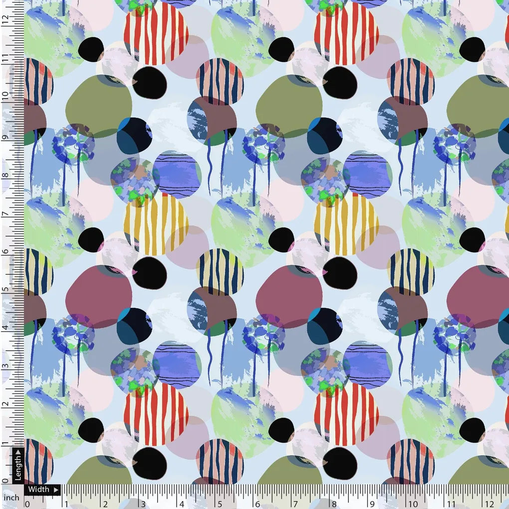 Morden Green Shade Constructed Circle Digital Printed Fabric - Pure Georgette – pg 0 ta09595c 110 morden green shade constructed circle digital printed fabric pure georgette 5