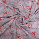 Ixora Flower With Leaves Digital Printed Fabric - Pure Georgette – pg 0 ta09631pi 110 ixora flower with leaves digital printed fabric pure georgette 1