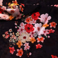 Colorful Floral Black Base Digital Printed Fabric – pg 0 ta7198 110 colorful floral black base digital printed fabric 3