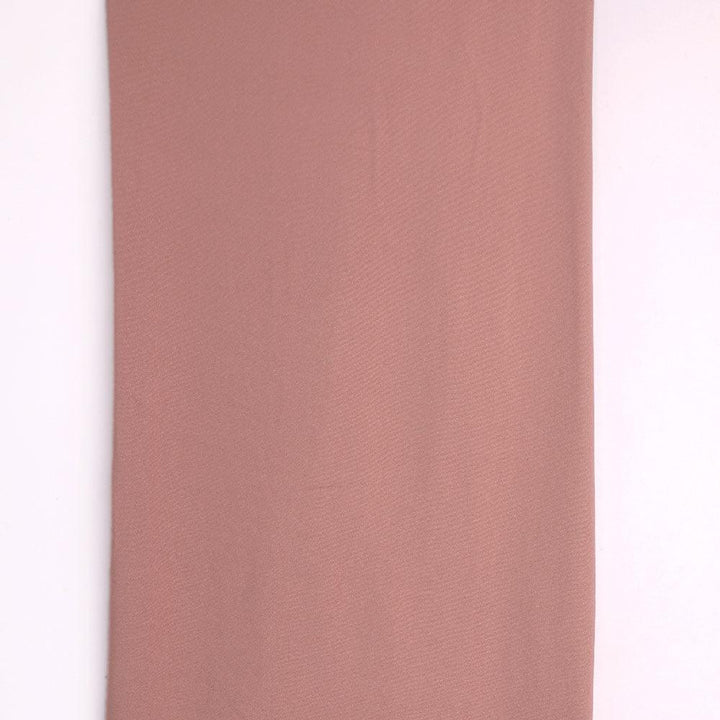 Peach Plain American Crepe Solid Fabric - FAB VOGUE Studio®