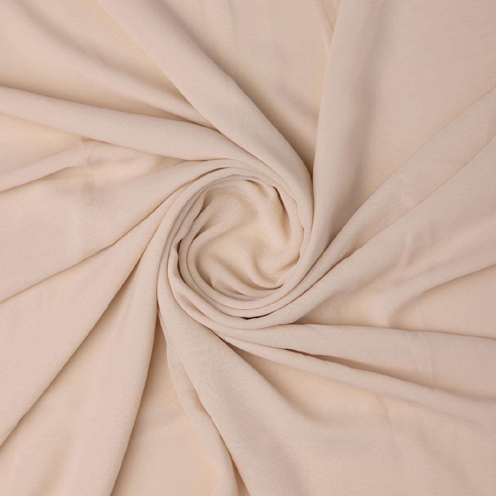 Cream Plain American Crepe Solid Fabric – plac 0 fvs2022669 110 cream plain american crepe solid fabric 1