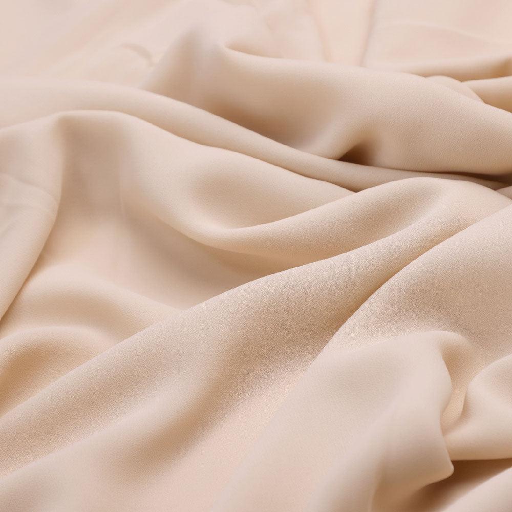 Cream Plain American Crepe Solid Fabric – plac 0 fvs2022669 110 cream plain american crepe solid fabric 3