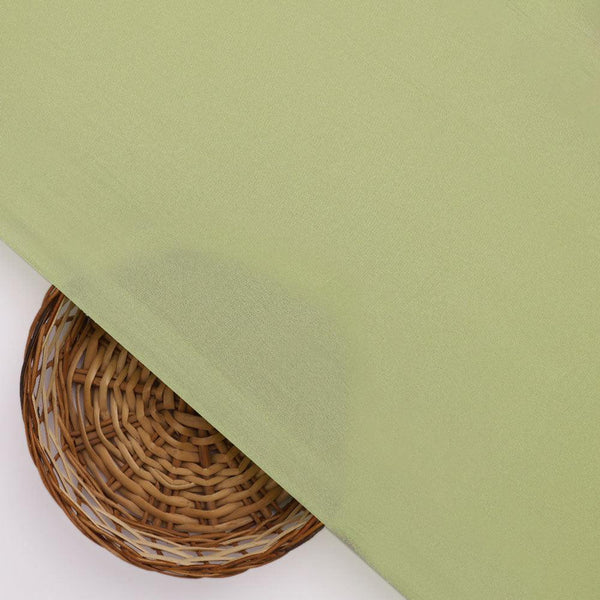 Green Plain American Crepe Solid Fabric – plac 0 fvs2022671 110 green plain american crepe solid fabric 2 - alternate view