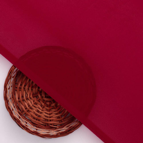 Red Plain Georgette Solid Fabric – plg 0 fvs2022672 110 red plain georgette solid fabric 2 - alternate view