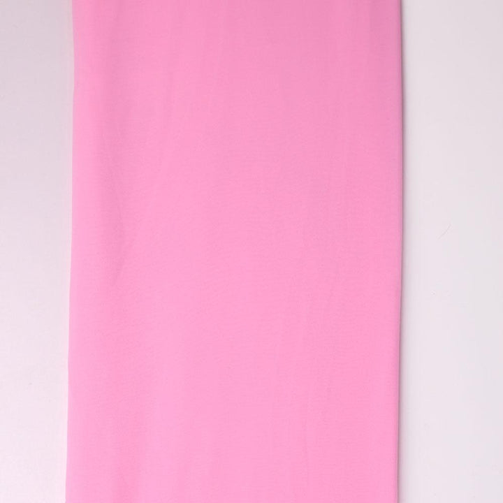 Pink Plain Georgette Solid Fabric - FAB VOGUE Studio®