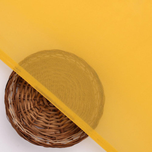 Yellow Plain Georgette Solid Fabric – plg 0 fvs2022681 110 yellow plain georgette solid fabric 2 - alternate view