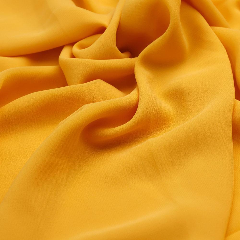 Yellow Plain Georgette Solid Fabric – plg 0 fvs2022681 110 yellow plain georgette solid fabric 3