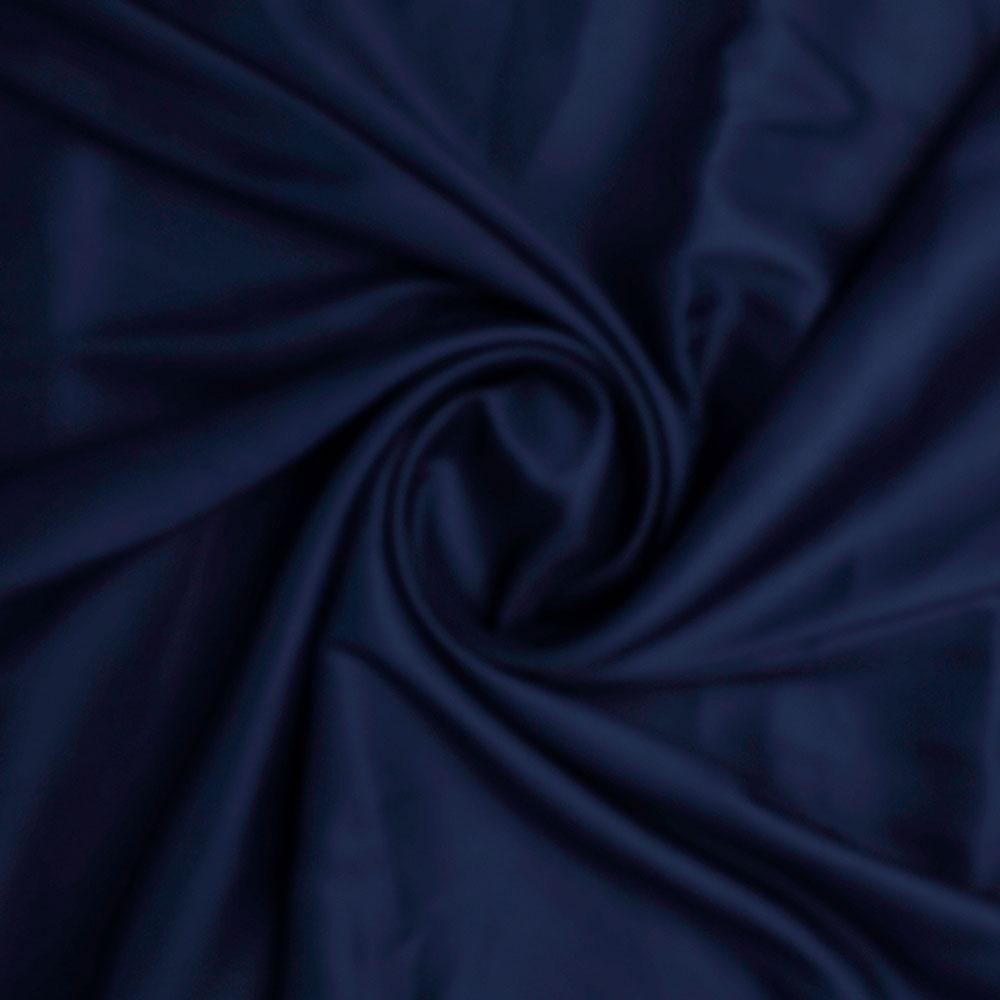 Blue Plain Japan Satin Solid Fabric - FAB VOGUE Studio®