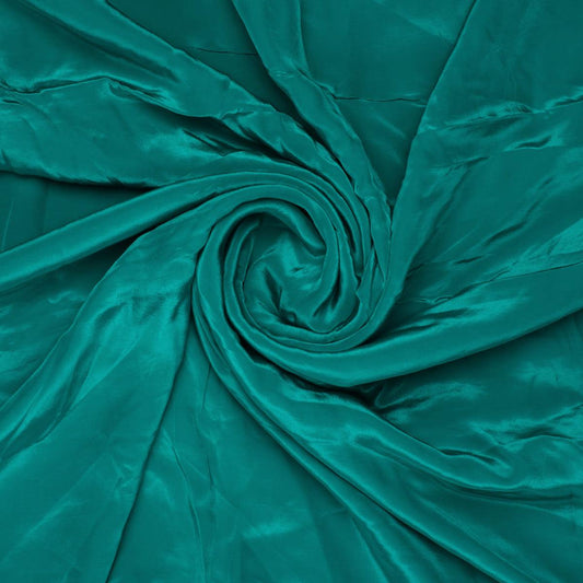 Solid Dyed Natural Crepe Fabric in Rama Color - FAB VOGUE Studio®