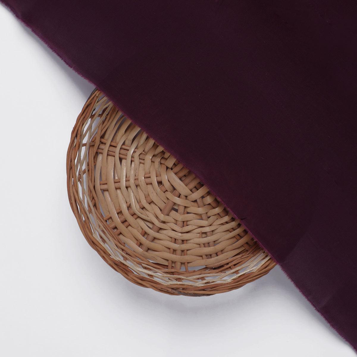 Wine Colour Natural Crepe Plain Dyed Fabric – plnc 0 pl1807 110 wine colour natural crepe plain dyed fabric 2