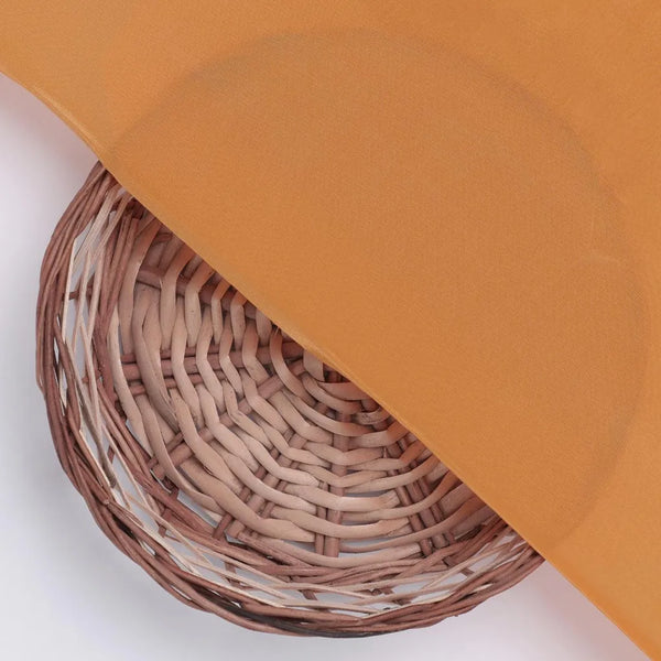 Mustard Yellow Colour Pure Crepe Plain Dyed Fabric – plnc 0 pl1811 110 mustard yellow colour pure crepe plain dyed fabric 2 - alternate view