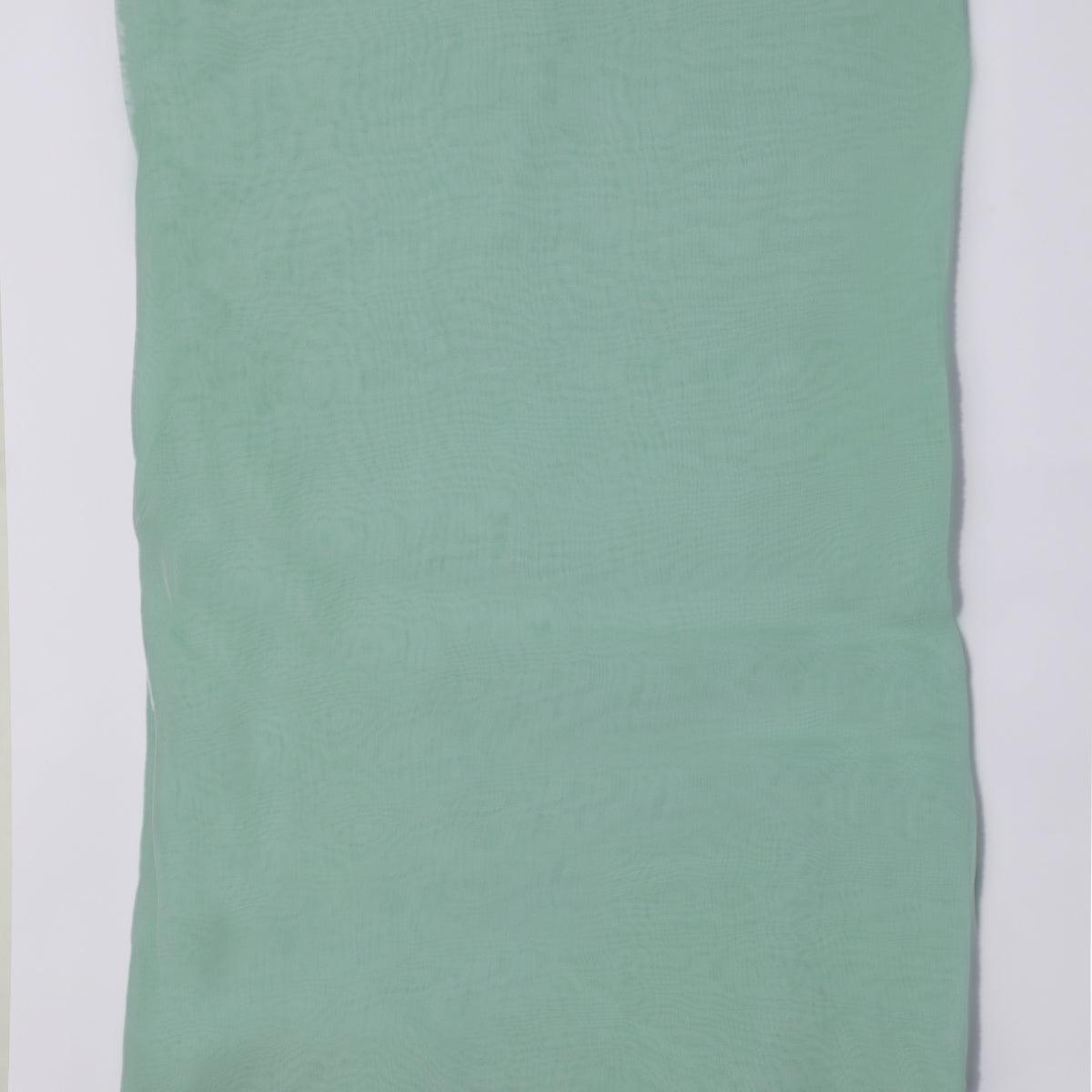 Light Pista Green Colour Pure Organza Plain Dyed Fabric – plor 0 pl2007 108 light pista green colour pure organza plain dyed fabric 4