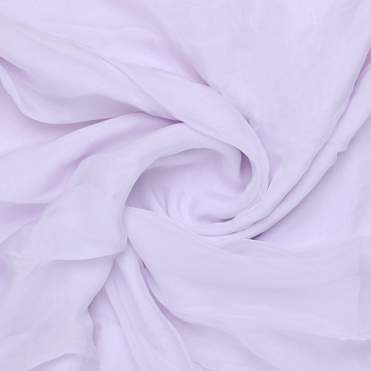 Lavender Colour Pure Organza Plain Dyed Fabric – plor 0 pl2008 108 lavender colour pure organza plain dyed fabric 1