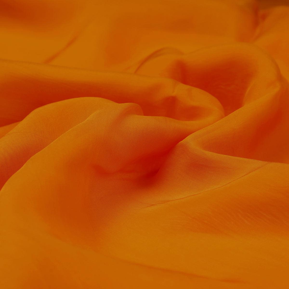 Mustard Yellow Colour Pure Organza Plain Dyed Fabric – plor 0 pl2014 108 mustard yellow colour pure organza plain dyed fabric 3