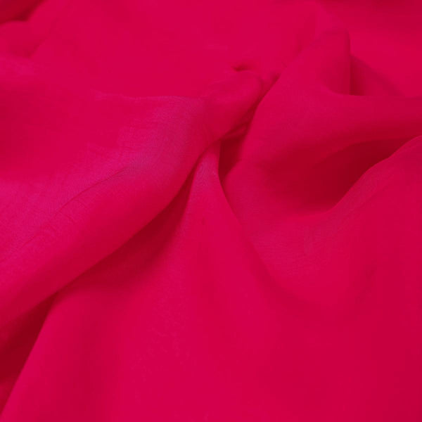 Pink Colour Pure Organza Plain Dyed Fabric – plor 0 pl2015 108 pink colour pure organza plain dyed fabric 2 - alternate view