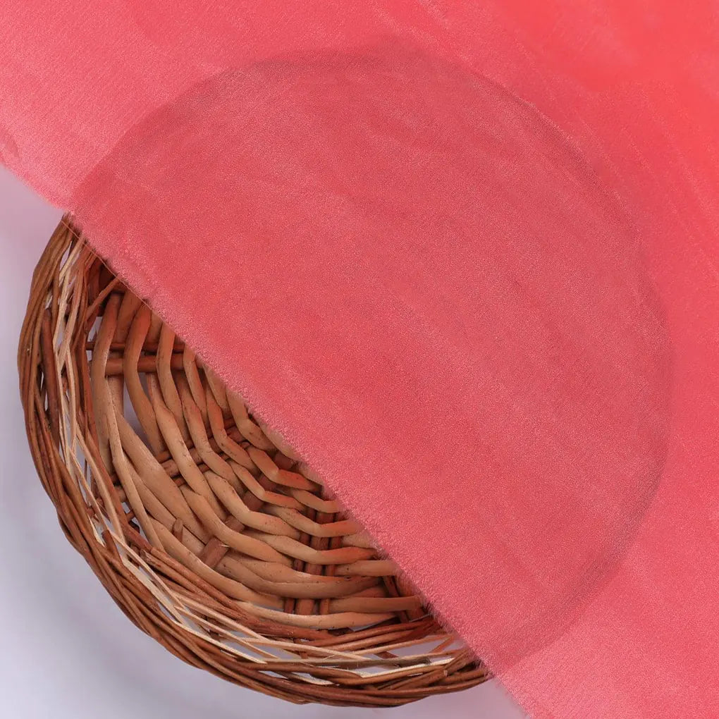 Light Gajari Colour Pure Chinon Plain Dyed Fabric – plpc 0 pl1951 108 light gajari colour pure chinon plain dyed fabric 2