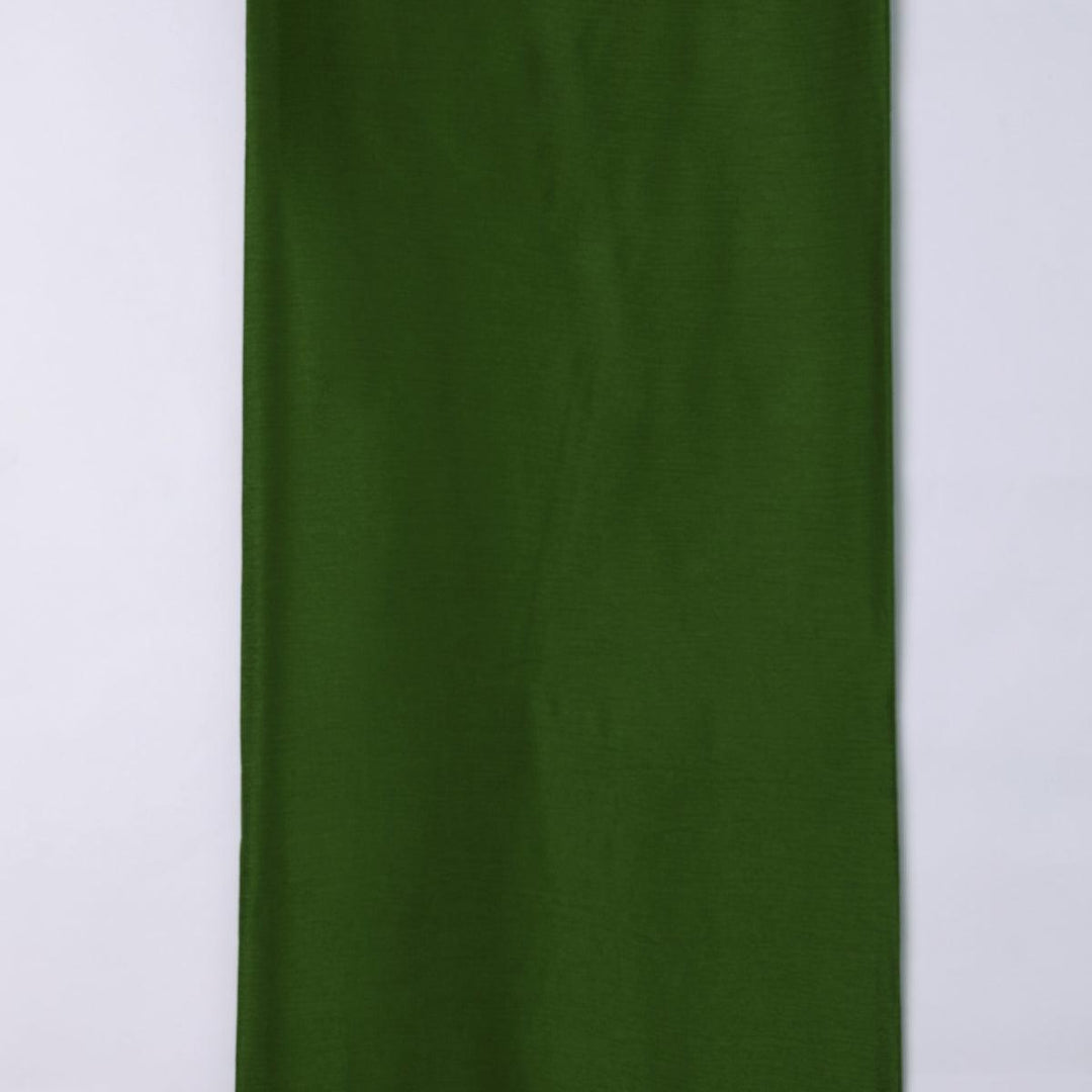 Mehndi Colour Pure Chinon Plain Dyed Fabric - FAB VOGUE Studio®