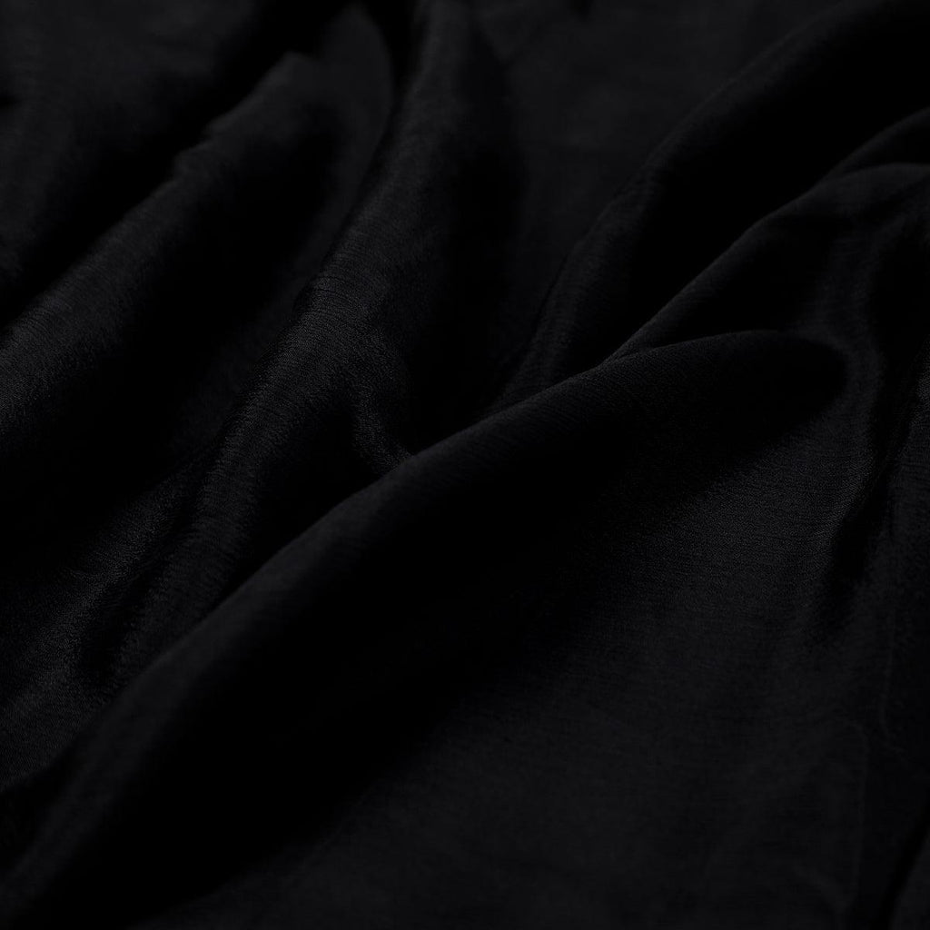 Black Colour Pure Chinon Plain Dyed Fabric – plpc 0 pl1962 108 black colour pure chinon plain dyed fabric 3
