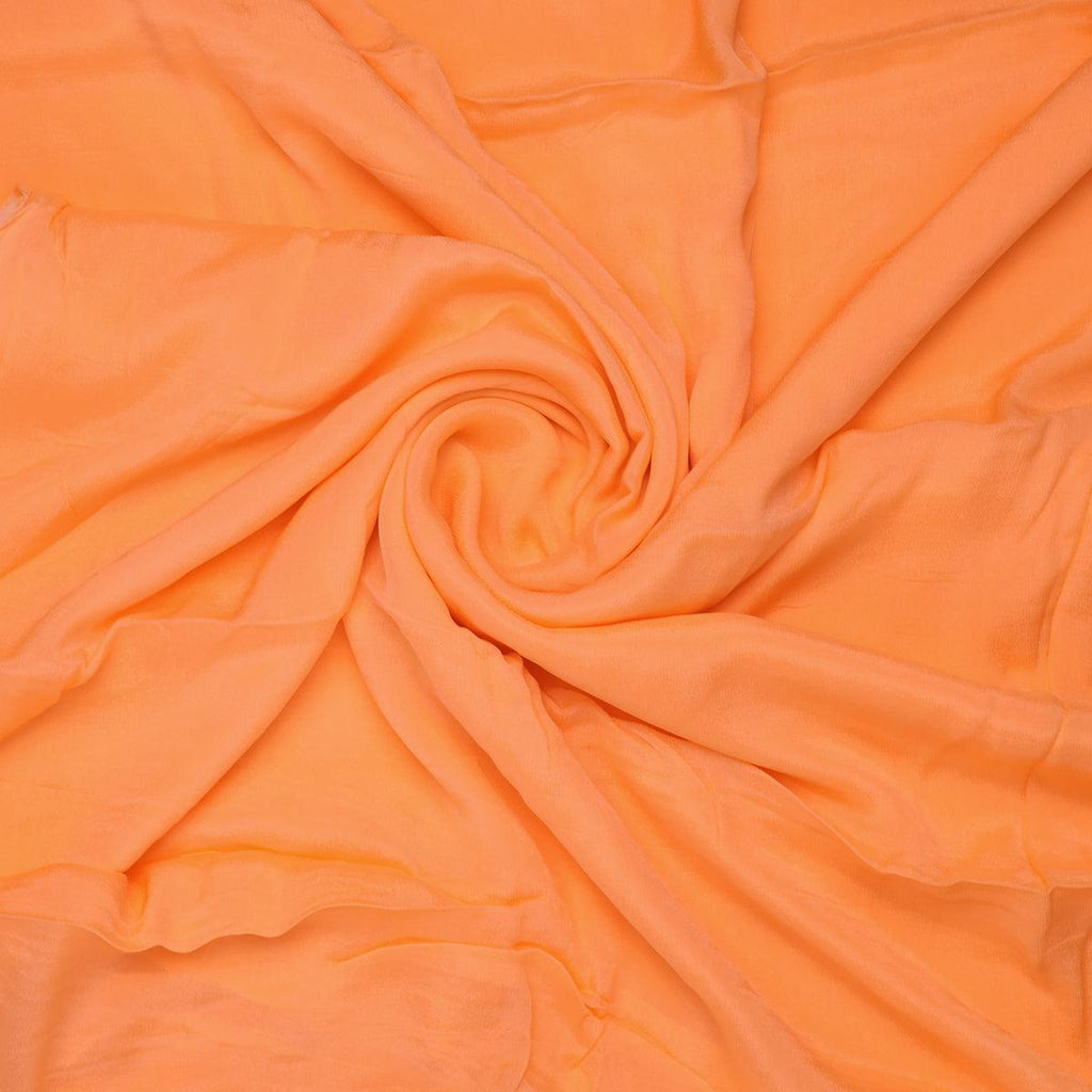 Viscose Chinon Solid Dyed Fabric in Dark Peach Color – plpc 0 pl1969 108 viscose chinon solid dyed fabric in dark peach color 1