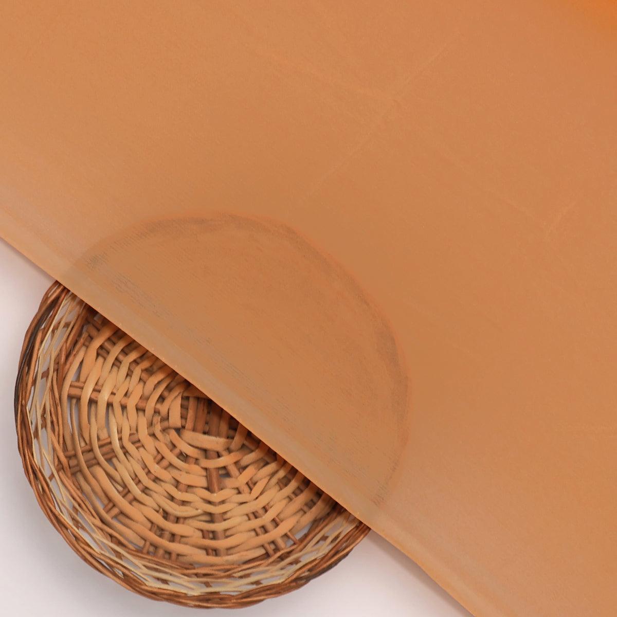 Viscose Chinon Solid Dyed Fabric in Dark Peach Color – plpc 0 pl1969 108 viscose chinon solid dyed fabric in dark peach color 2