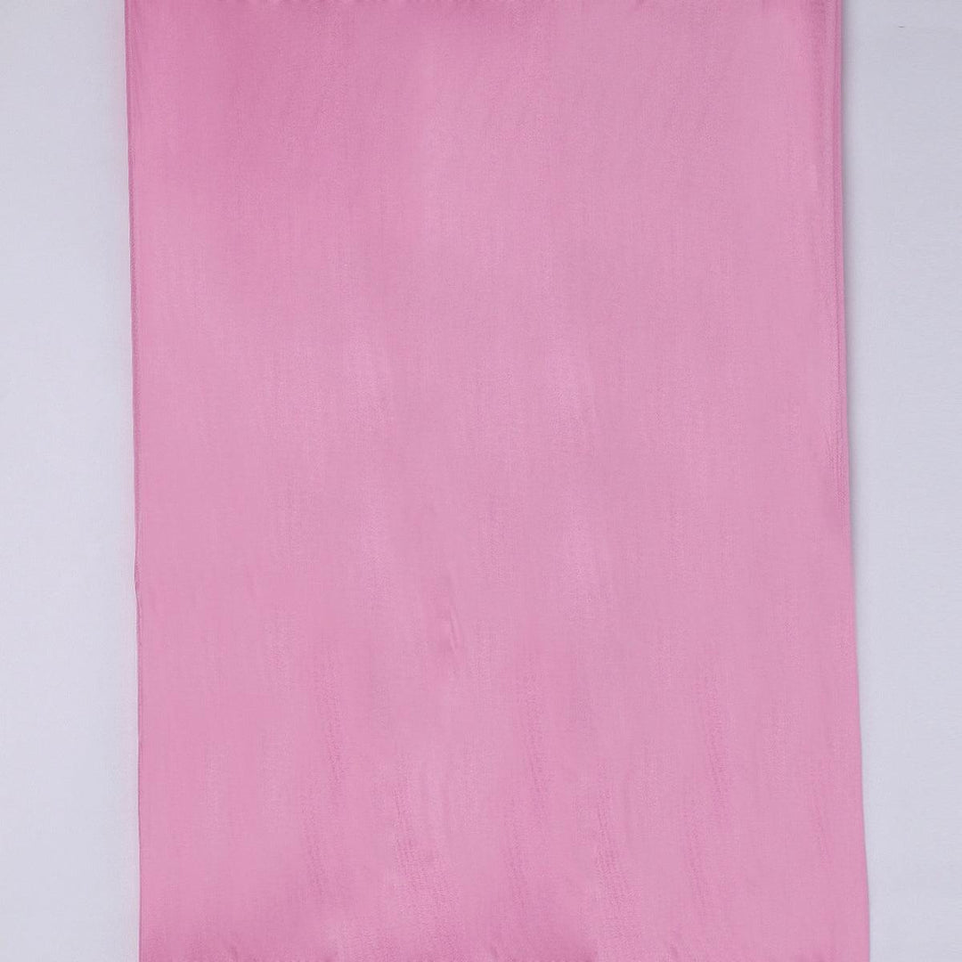 Pink Colour Pure Upada Plain Dyed Fabric - FAB VOGUE Studio®