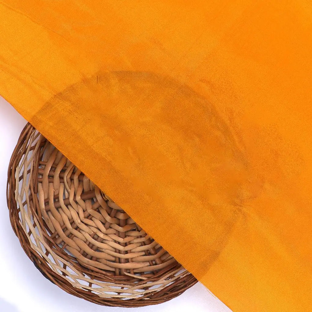 Gold Colour Upada Silk Plain Dyed Fabric – plus 0 pl1914 110 gold colour upada silk plain dyed fabric 2