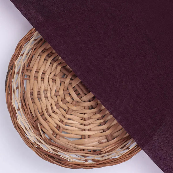 Wine Colour Upada Silk Plain Dyed Fabric – plus 0 pl1915 110 wine colour upada silk plain dyed fabric 2 - alternate view