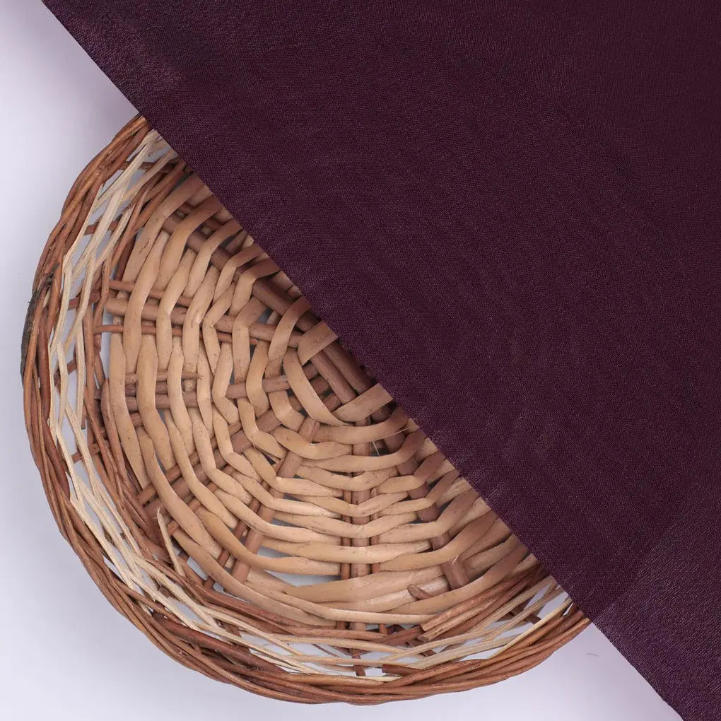 Wine Colour Upada Silk Plain Dyed Fabric – plus 0 pl1915 110 wine colour upada silk plain dyed fabric 2
