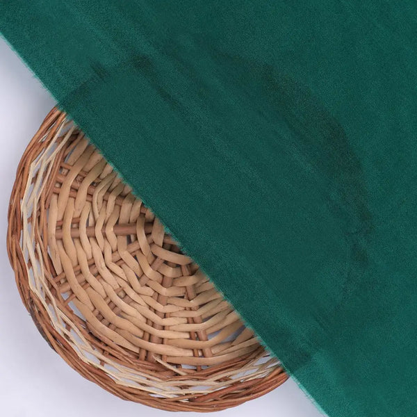 Bottel Green Colour Pure Upada Plain Dyed Fabric – plus 0 pl1916 110 bottel green colour pure upada plain dyed fabric 2 - alternate view