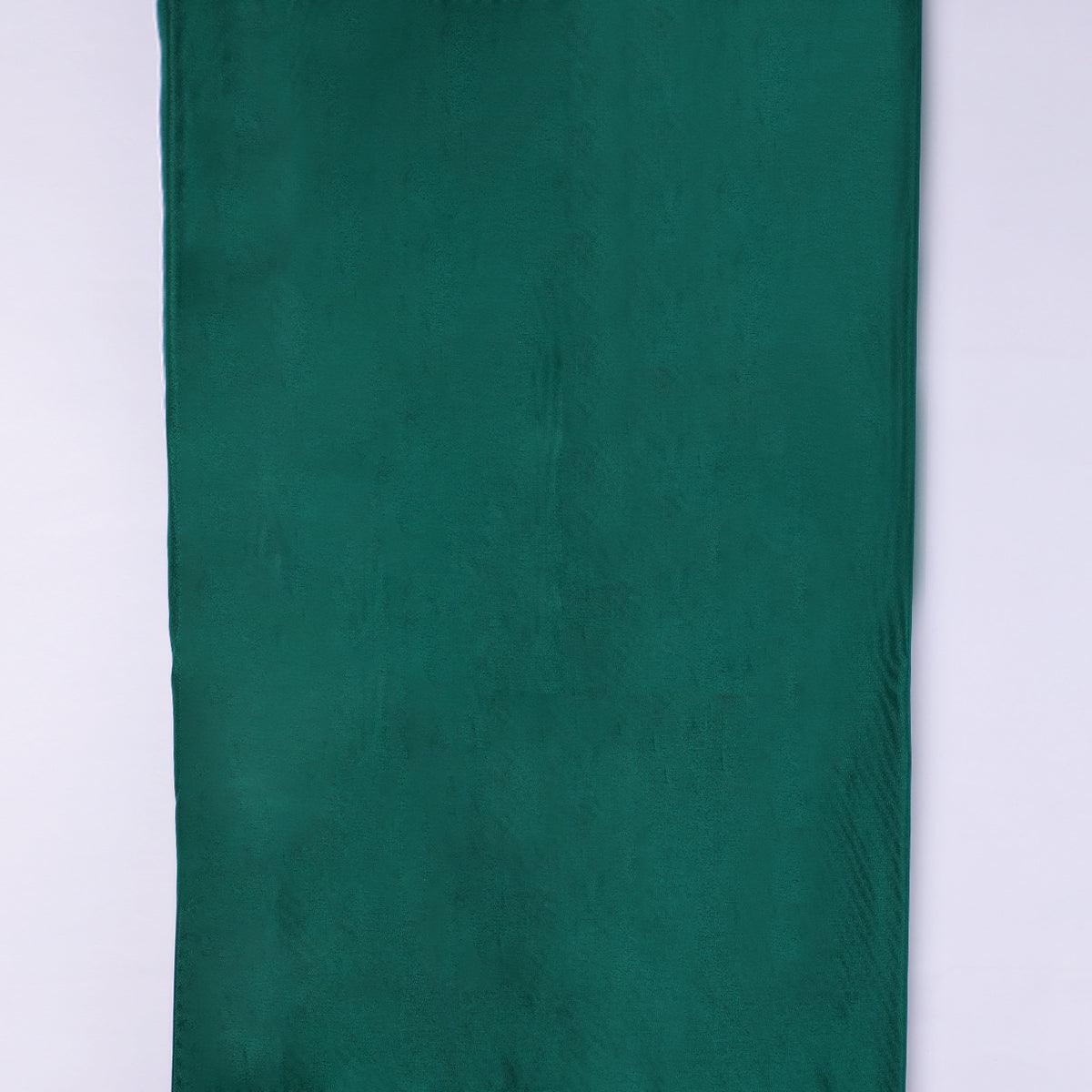 Bottel Green Colour Pure Upada Plain Dyed Fabric - FAB VOGUE Studio®