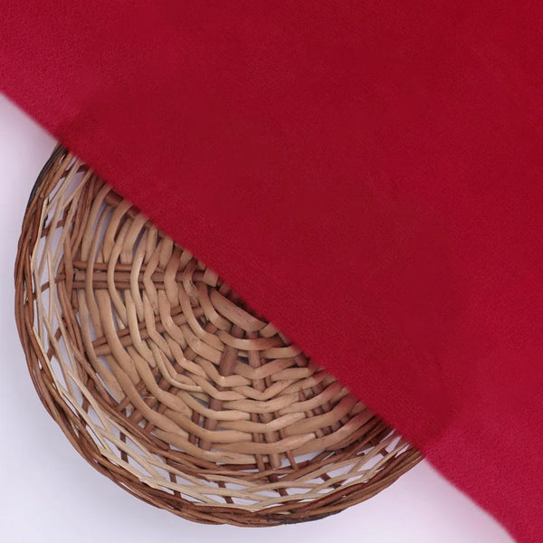 Red Colour Upada Silk Plain Dyed Fabric – plus 0 pl2022 110 red colour upada silk plain dyed fabric 2 - alternate view