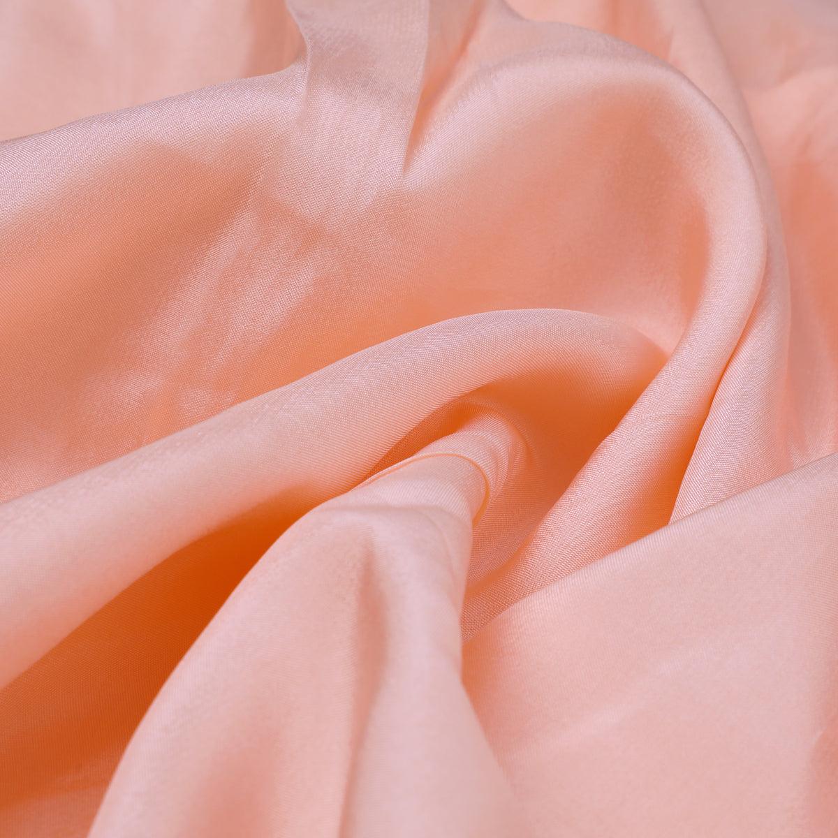 Peach Colour Upada Silk Plain Dyed Fabric – plus 0 pl2023 110 peach colour upada silk plain dyed fabric 3