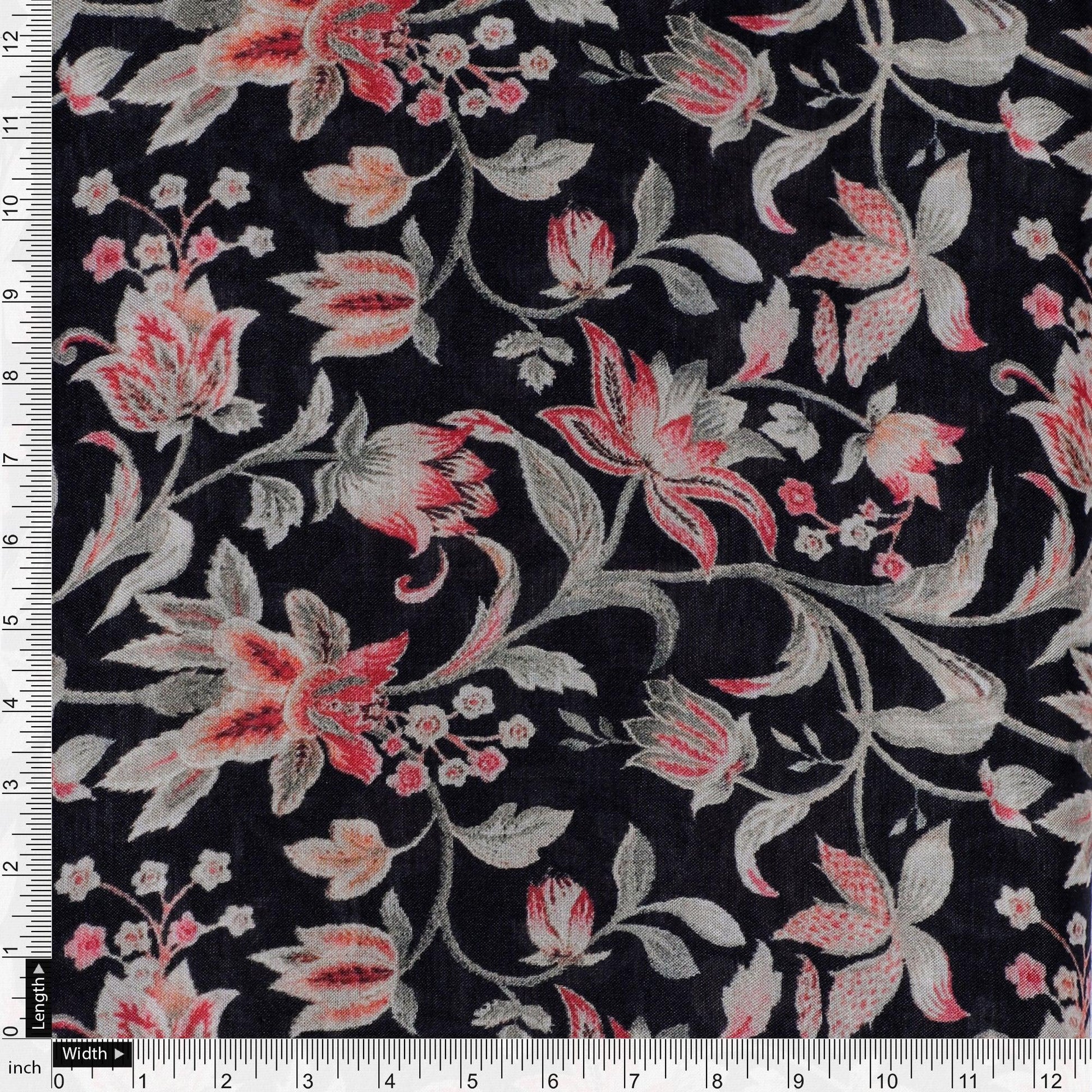Floral Design Digital Printed Fabrics - FAB VOGUE Studio®