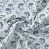 Winter Icy Flower Digital Printed Fabric  - Pure Muslin – pm 0 ma0126 110 winter icy flower digital printed fabric pure muslin 1