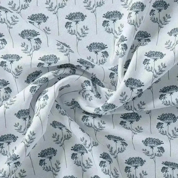 Winter Icy Flower Digital Printed Fabric  - Pure Muslin – pm 0 ma0126 110 winter icy flower digital printed fabric pure muslin 1