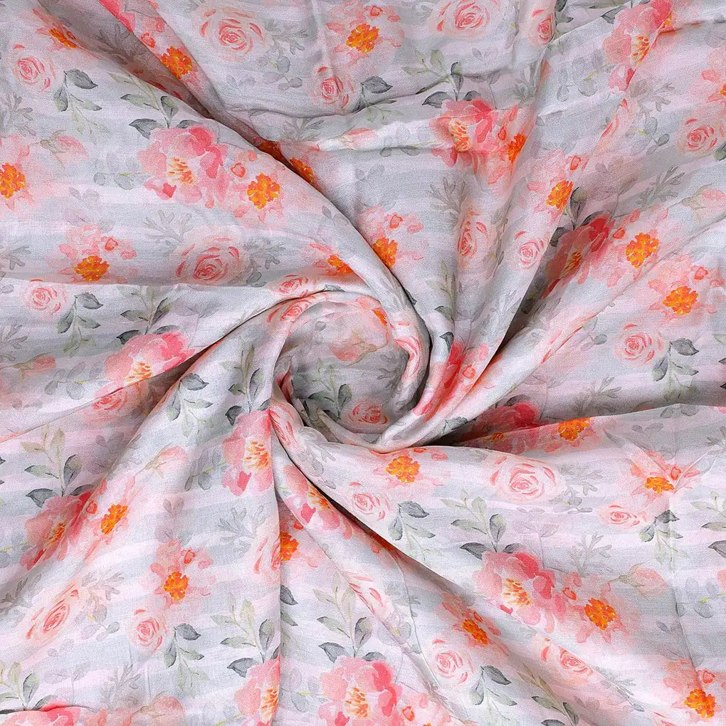 Pink Floral Pure Muslin Printed Fabric Material – pm 0 ma015509 110 pink floral pure muslin printed fabric material 1