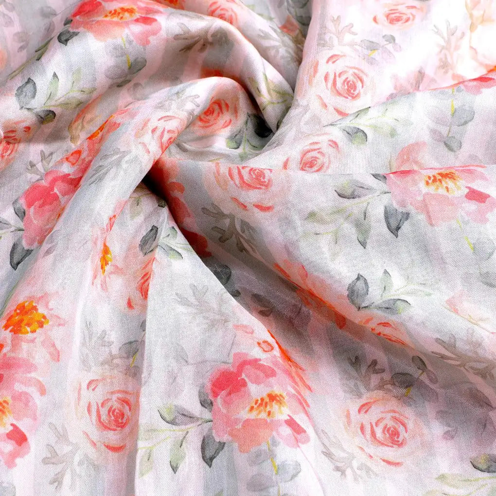 Pink Floral Pure Muslin Printed Fabric Material – pm 0 ma015509 110 pink floral pure muslin printed fabric material 3