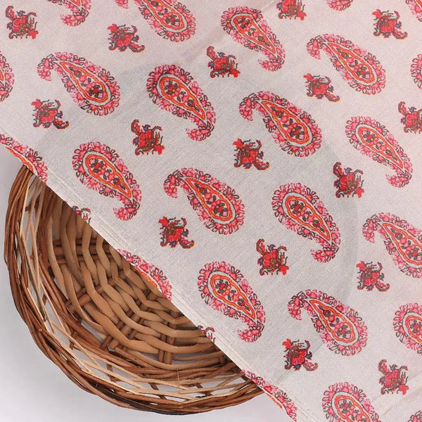Blue Butti Pure Muslin Printed Fabric Material – pm 0 ma016452 110 blue butti pure muslin printed fabric material 2 - alternate view