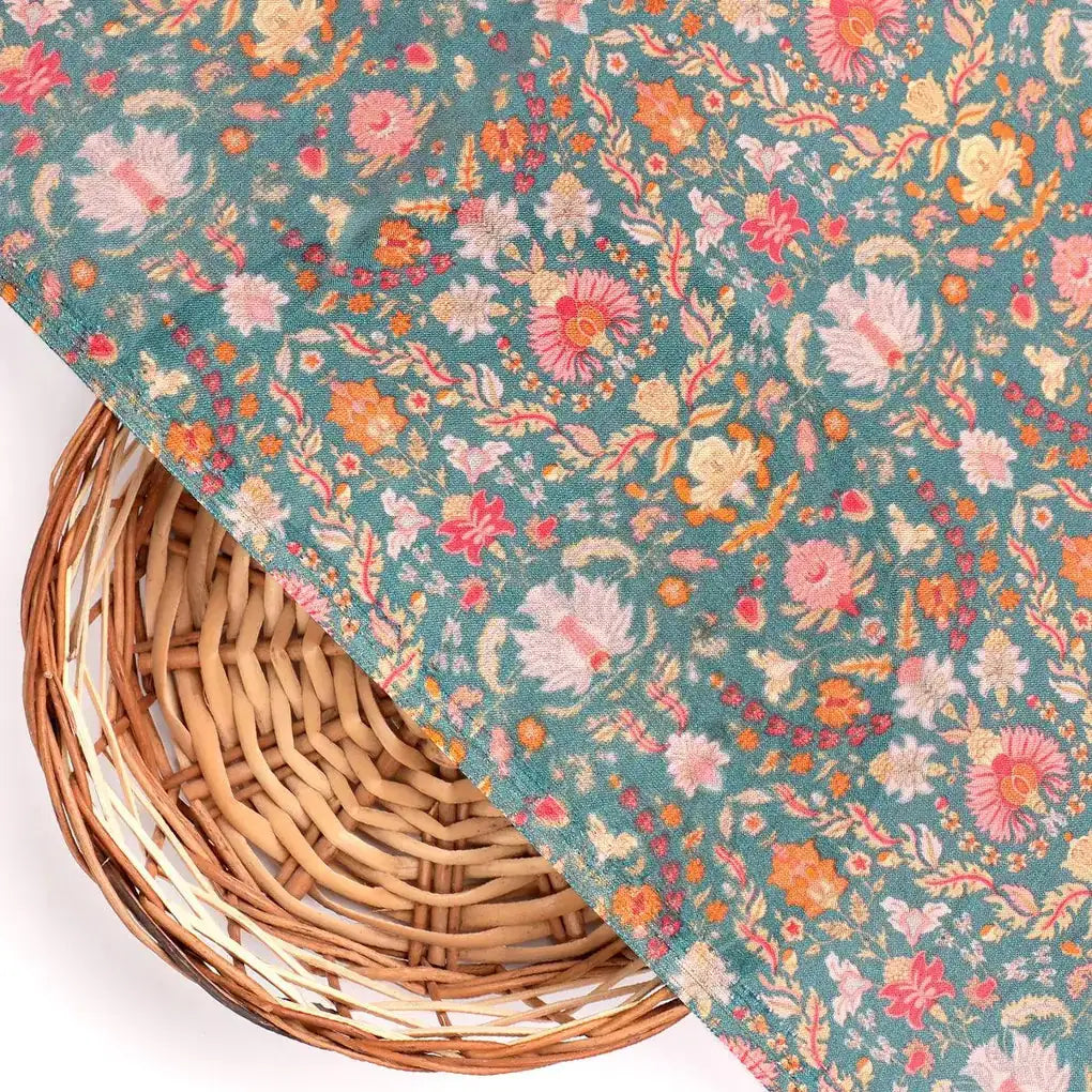 Red Kalamkari Pure Muslin Printed Fabric Material – pm 0 ma017219 110 red kalamkari pure muslin printed fabric material 2