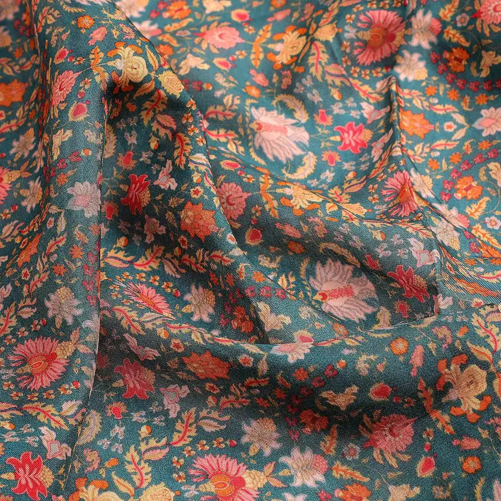 Red Kalamkari Pure Muslin Printed Fabric Material – pm 0 ma017219 110 red kalamkari pure muslin printed fabric material 3