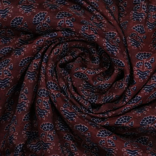 Decorative Flower Tree Redish Digital Printed Fabric - Pure Muslin – pm 0 ma0182 110 decorative flower tree redish digital printed fabric pure muslin 1