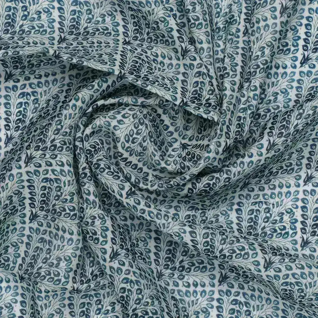 Morpich Block Digital Printed Fabric  - Pure Muslin – pm 0 ma01986 110 morpich block digital printed fabric pure muslin 2