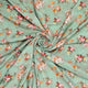 Green Floral Printed Pure Muslin Fabric – pm 0 ma020443 110 green floral printed pure muslin fabric 1