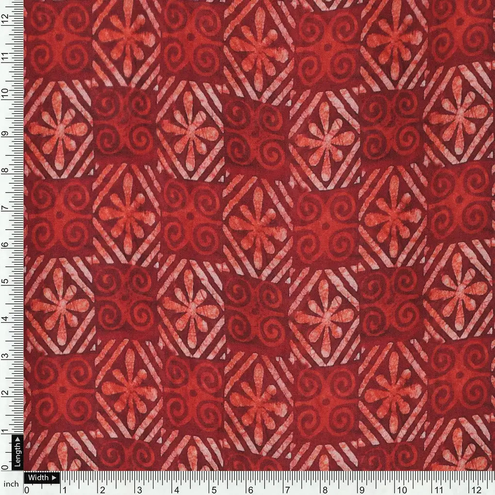Darkred Abstract Pure Muslin Printed Fabric Material – pm 0 ma021164 110 darkred abstract pure muslin printed fabric material 4