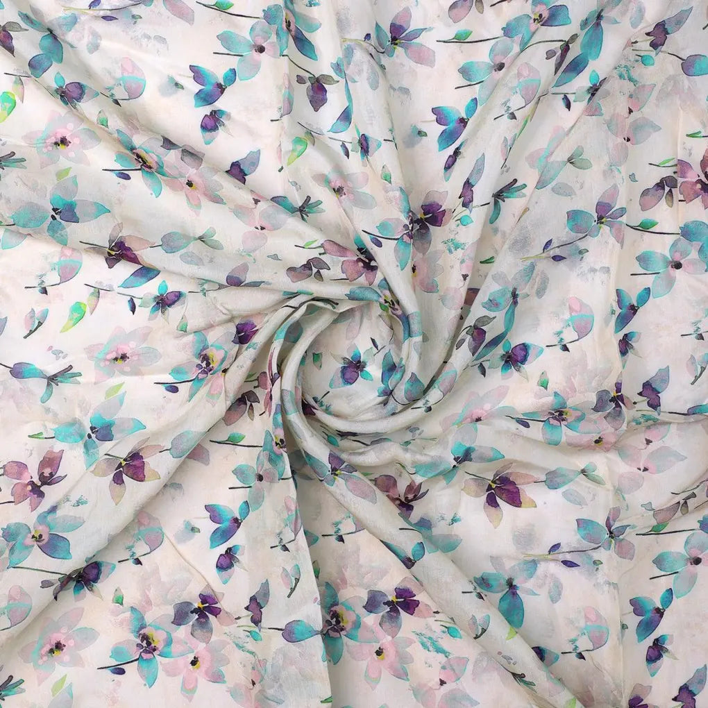Darkcyan Floral Pure Muslin Printed Fabric Material – pm 0 ma021334 110 darkcyan floral pure muslin printed fabric material 1