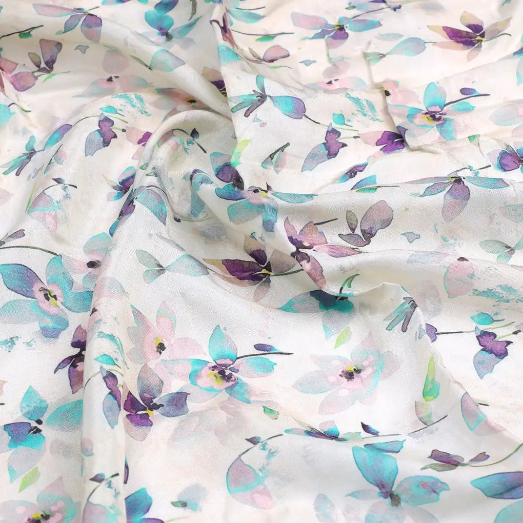 Darkcyan Floral Pure Muslin Printed Fabric Material – pm 0 ma021334 110 darkcyan floral pure muslin printed fabric material 3