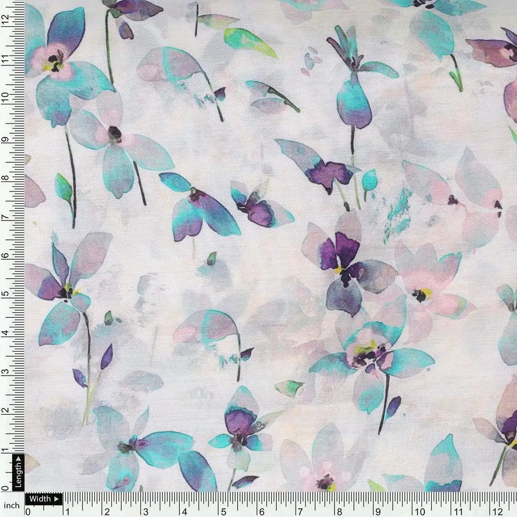 Darkcyan Floral Pure Muslin Printed Fabric Material – pm 0 ma021334 110 darkcyan floral pure muslin printed fabric material 4